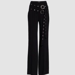 Cinq a sept black pants with buckle